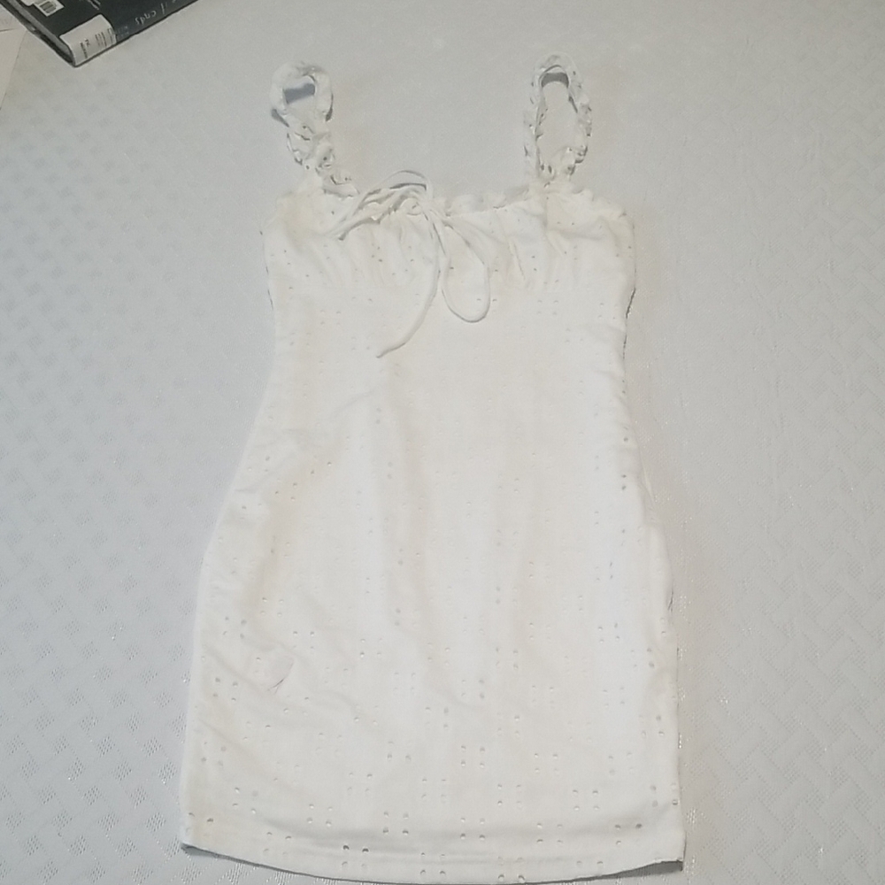 Elegant White Mini Dress
